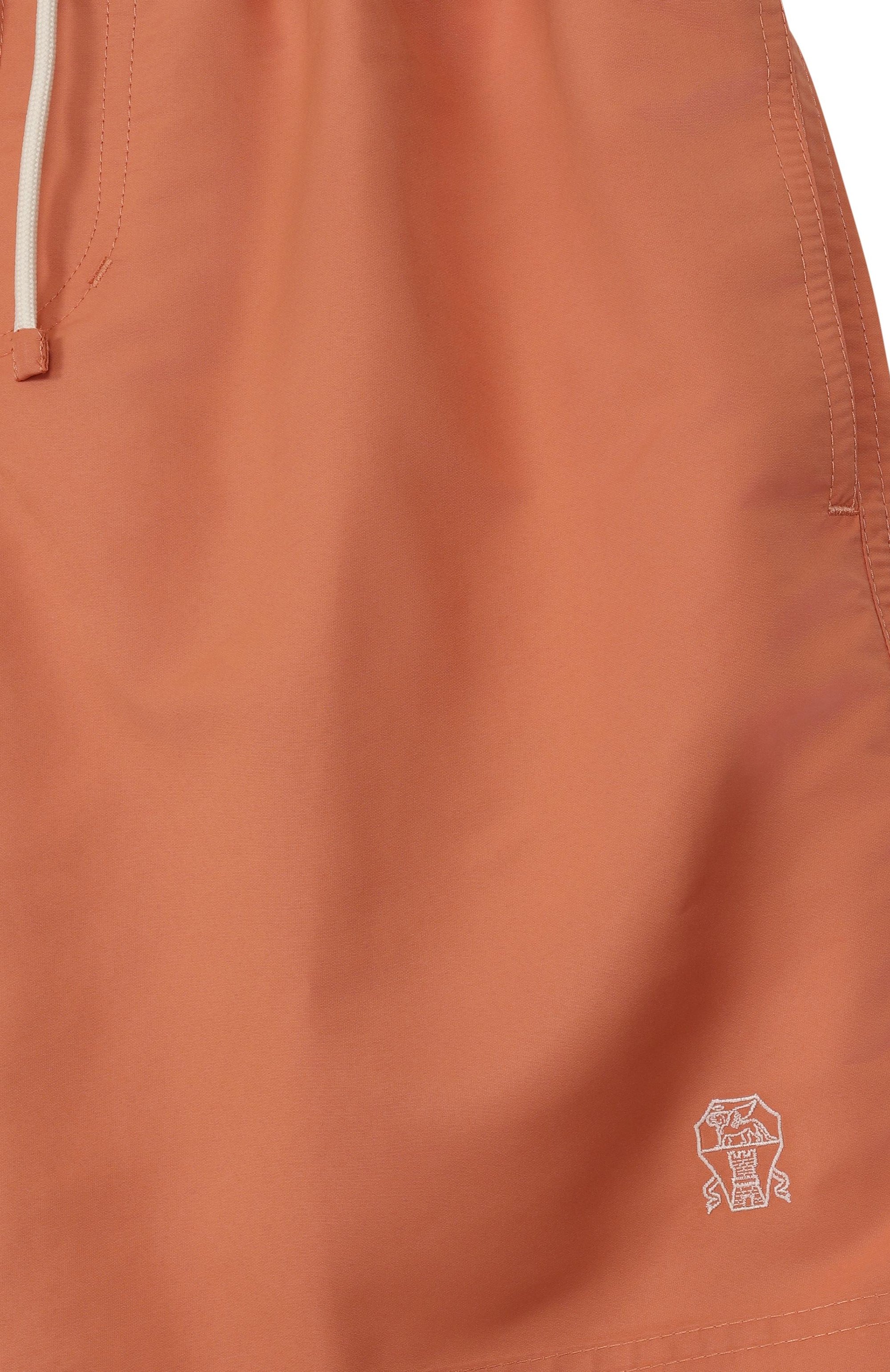 Плавки-шорты BRUNELLO CUCINELLI оранжевого цвета по цене 25150 руб., арт. BW817H521A, фото 3 Плавки-шорты BRUNELLO CUCINELLI, арт. BW817H521A, фото 3