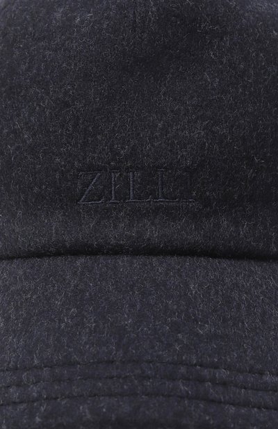 Бейсболка из шерсти и шелка ZILLI темно-синего цвета по цене 79950 руб., арт. CAP002M0240VZL000, фото 3 Бейсболка из шерсти и шелка ZILLI, арт. CAP002M0240VZL000, фото 3
