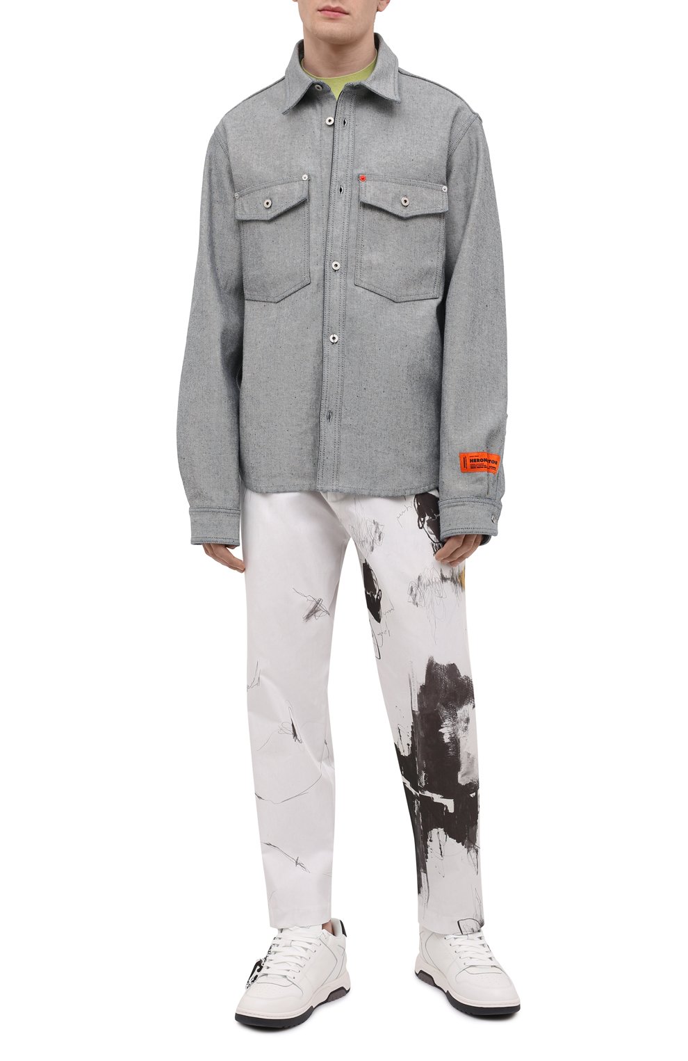 Джинсовая рубашка HERON PRESTON, арт. HMYD007S21DEN0024700, фото 2