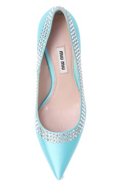 Текстильные туфли MIU MIU, арт. 5I796C-ZIZ-F064W-M075, фото 4