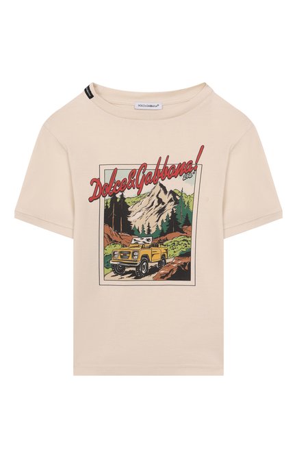 Хлопковая футболка DOLCE & GABBANA, арт. L4JTJD/G7PJS/2-6