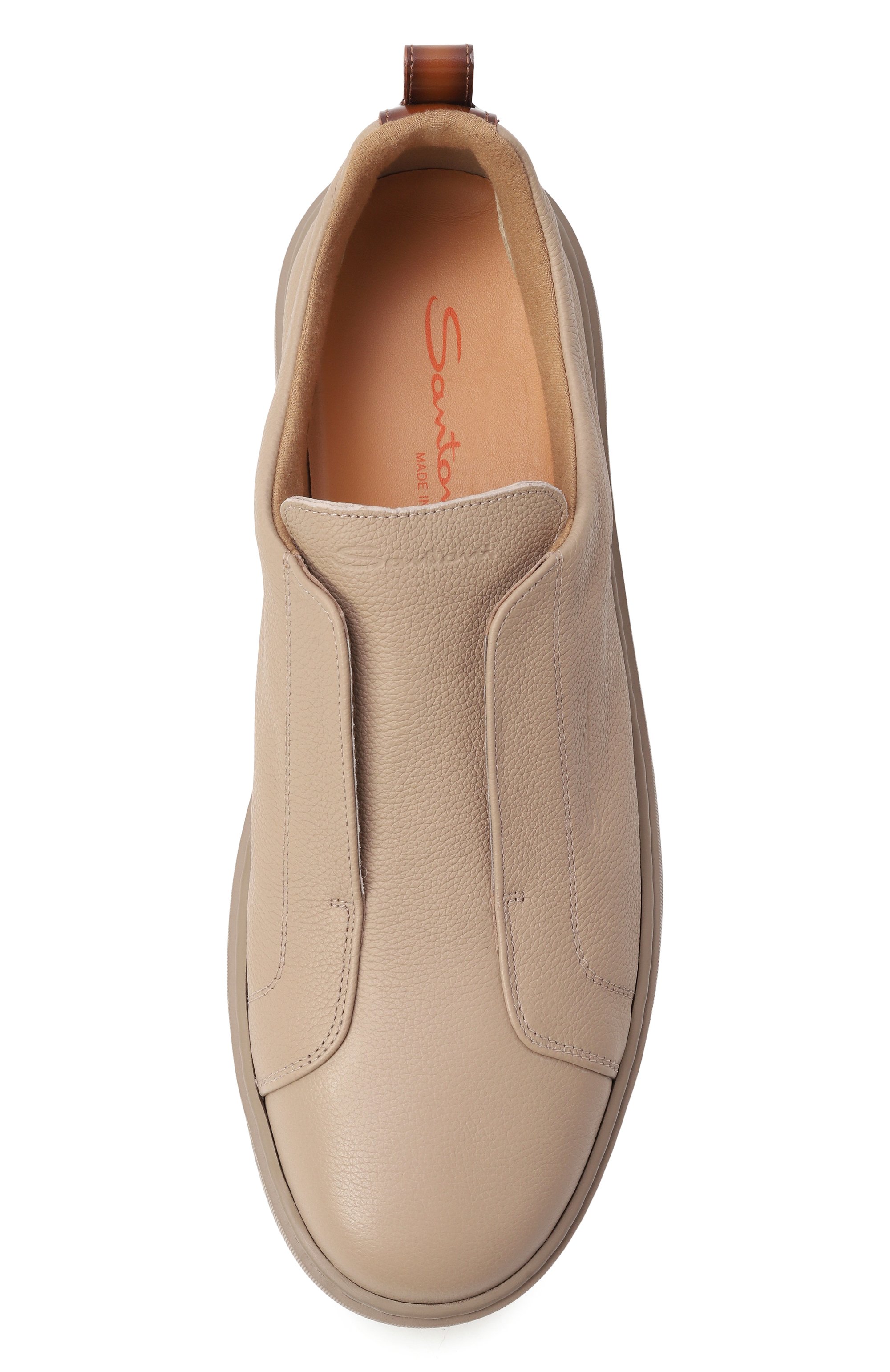 Кожаные кеды cleanic SANTONI, арт. MBCG21995TARKLLD, фото 6