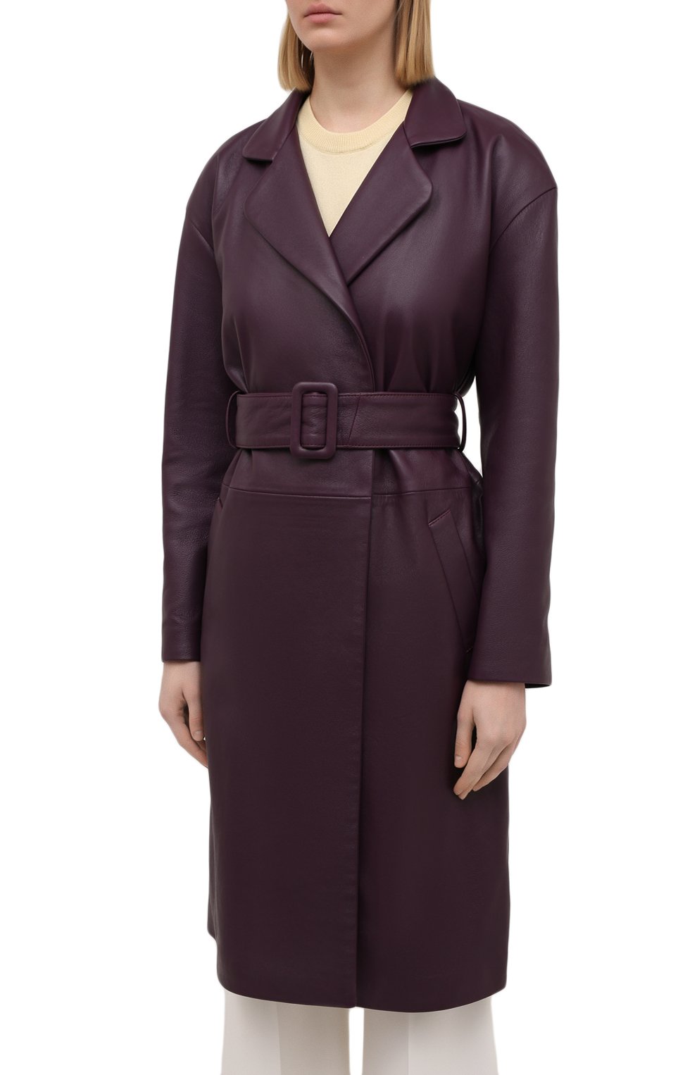 Кожаный плащ MASLOV, арт. SM213, фото 3