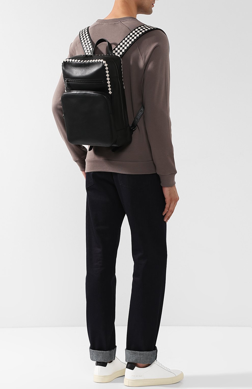 Кожаный рюкзак с плетением intrecciato BOTTEGA VENETA, арт. 520187/VALKH, фото 2