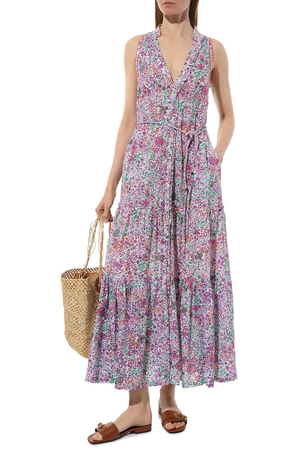 Хлопковое платье POUPETTE ST BARTH, арт. WNAR24LZNWL, фото 2