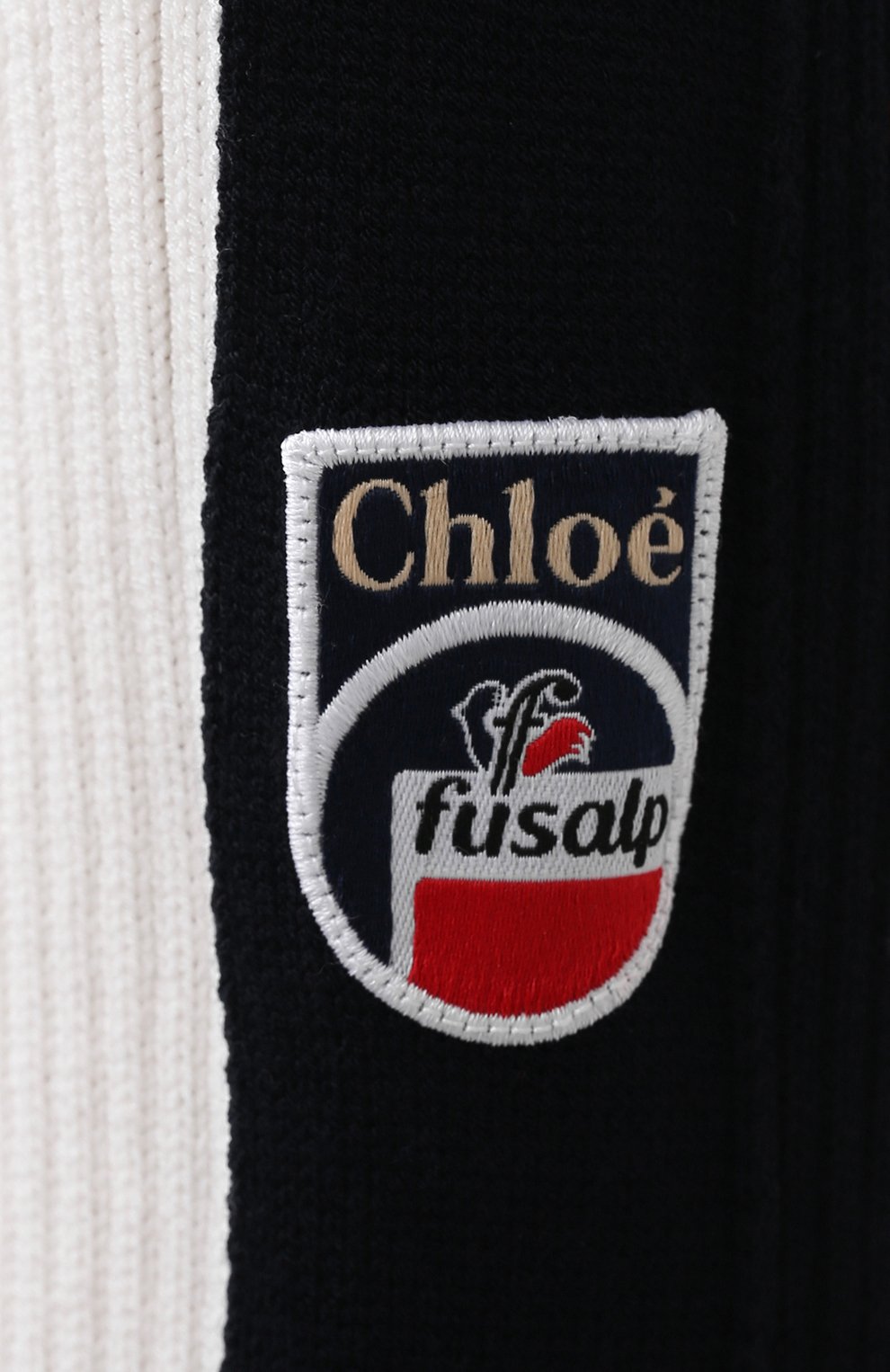 Пуловер из вискозы chloé x fusalp CHLOÉ белого цвета по цене 65800 руб., арт. Y1132, фото 5 Пуловер из вискозы chloé x fusalp CHLOÉ, арт. Y1132, фото 5