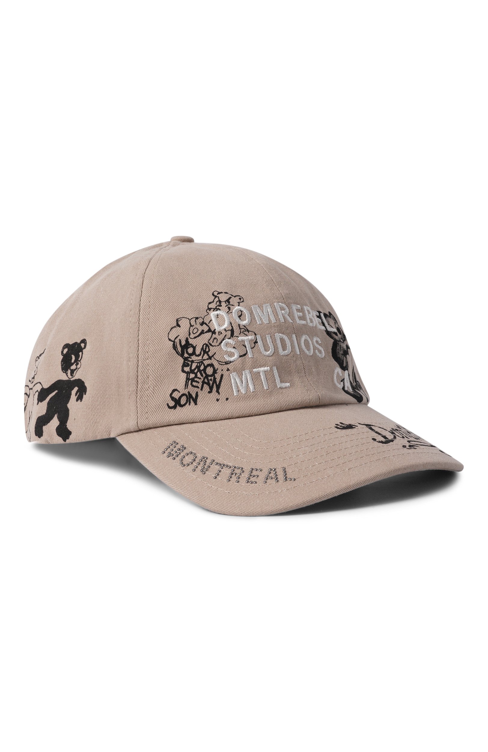 Хлопковая бейсболка DOMREBEL, арт. M TEDDY HAT/BASEBAL CAP, фото 1