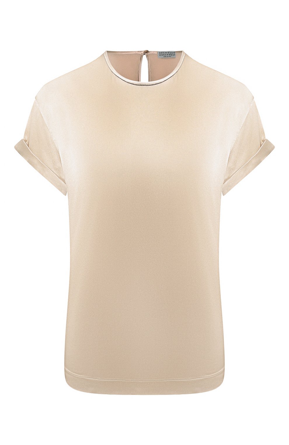 Шелковый топ BRUNELLO CUCINELLI, арт. M0C59B1008, фото 1