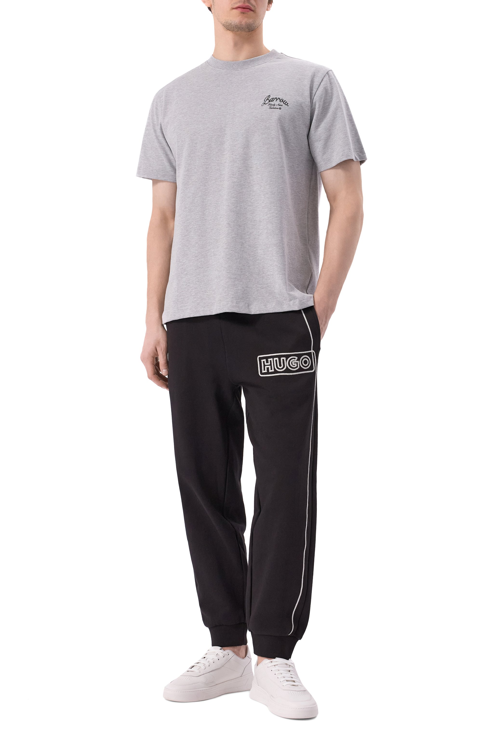 Хлопковая футболка BARROW, арт. S5BWMATH145, фото 2