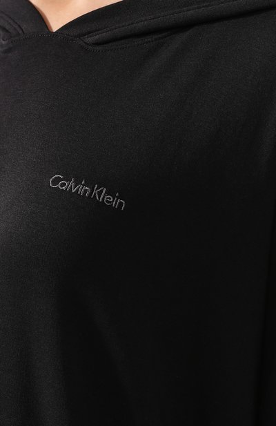 Худи из смеси хлопка и вискозы с капюшоном CALVIN KLEIN, арт. QS6120E, фото 5