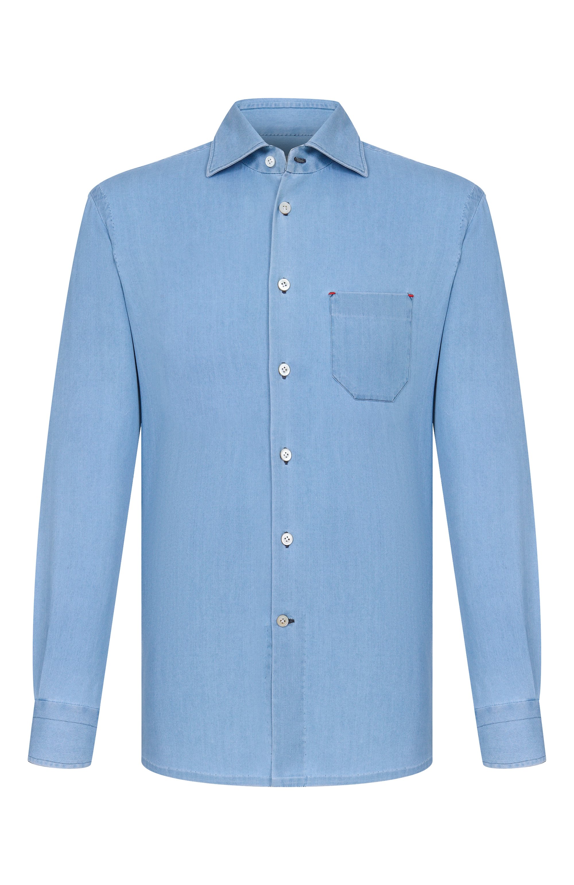 Джинсовая рубашка KITON, арт. UMCNERH0922703, фото 1