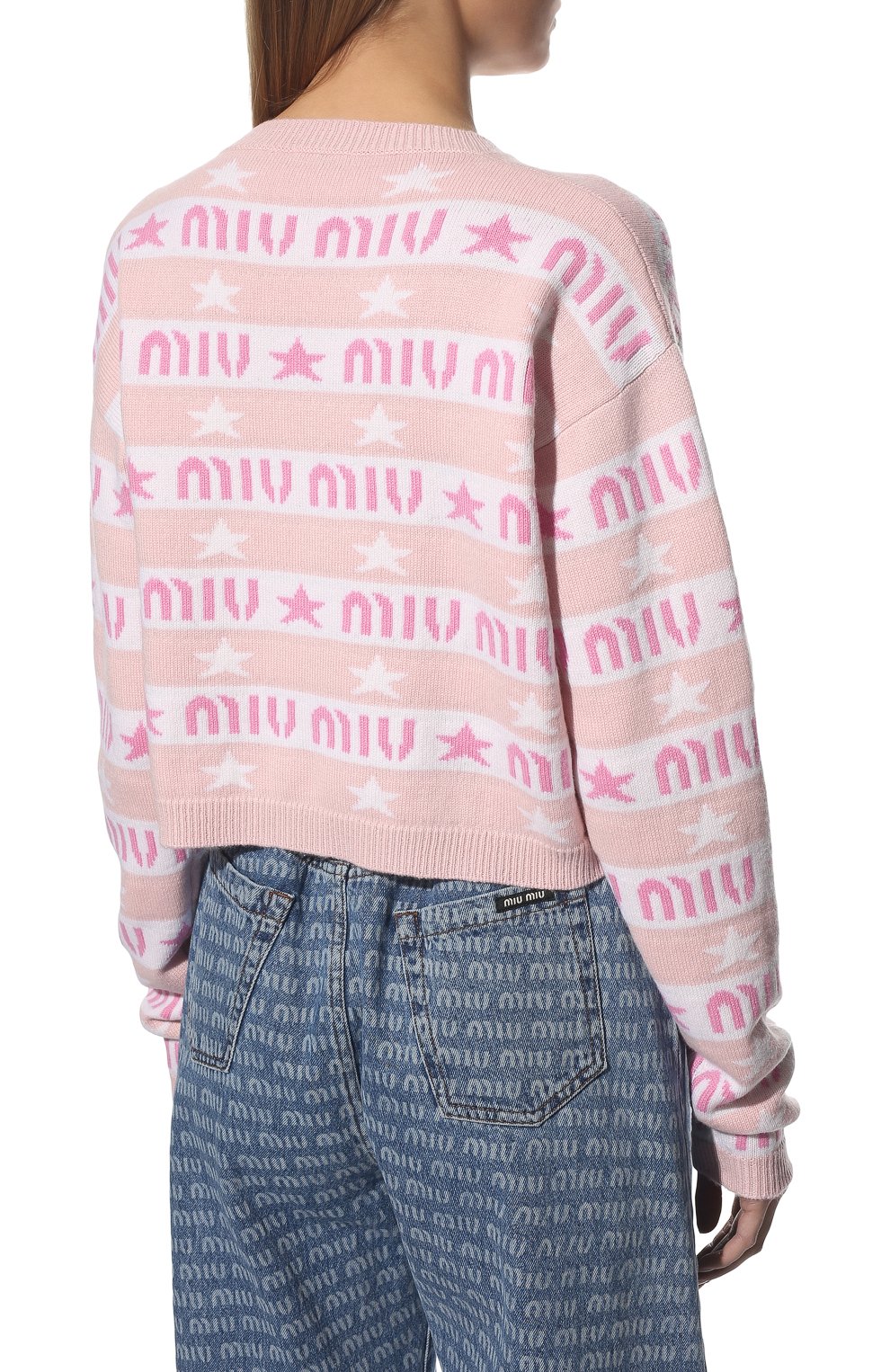 Кашемировый пуловер MIU MIU, арт. MML551-10C6-F0442, фото 4