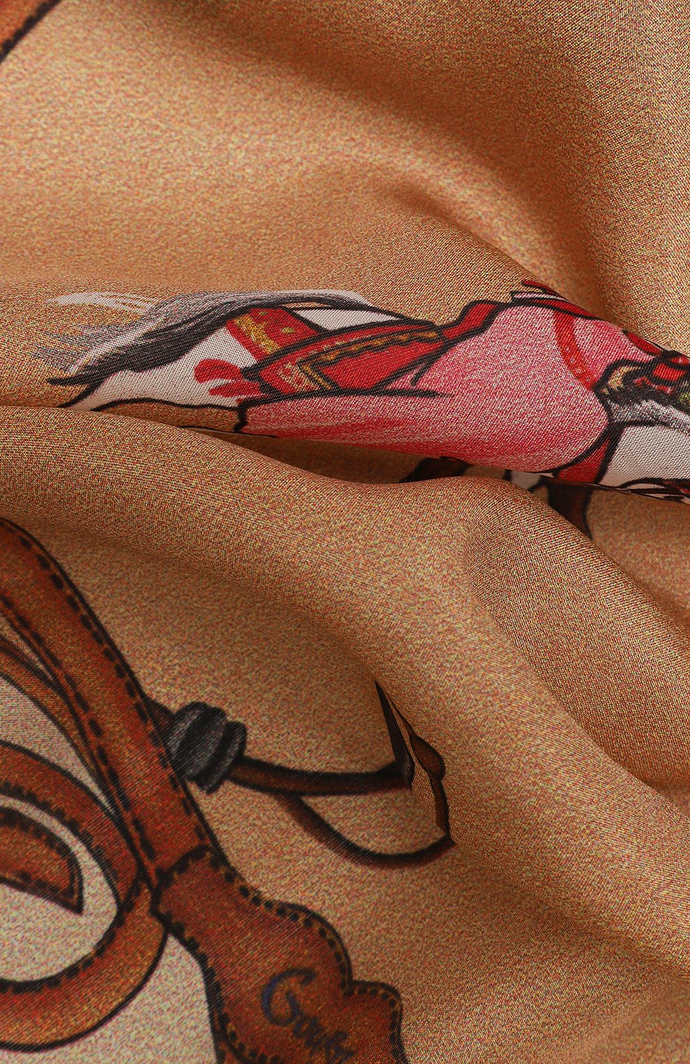 Шелковый платок всадники GOURJI, арт. 91126937/6285172, фото 3