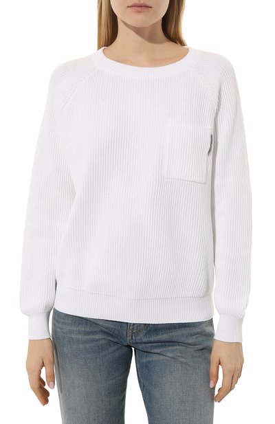 Хлопковый пуловер BRUNELLO CUCINELLI, арт. M1900B1040, фото 3