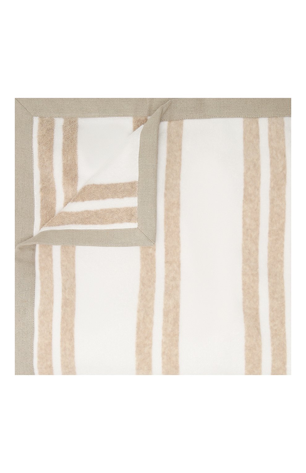 Хлопковое полотенце BRUNELLO CUCINELLI бежевого цвета по цене 63950 руб., арт. BB917L027, фото 1 Хлопковое полотенце BRUNELLO CUCINELLI, арт. BB917L027, фото 1