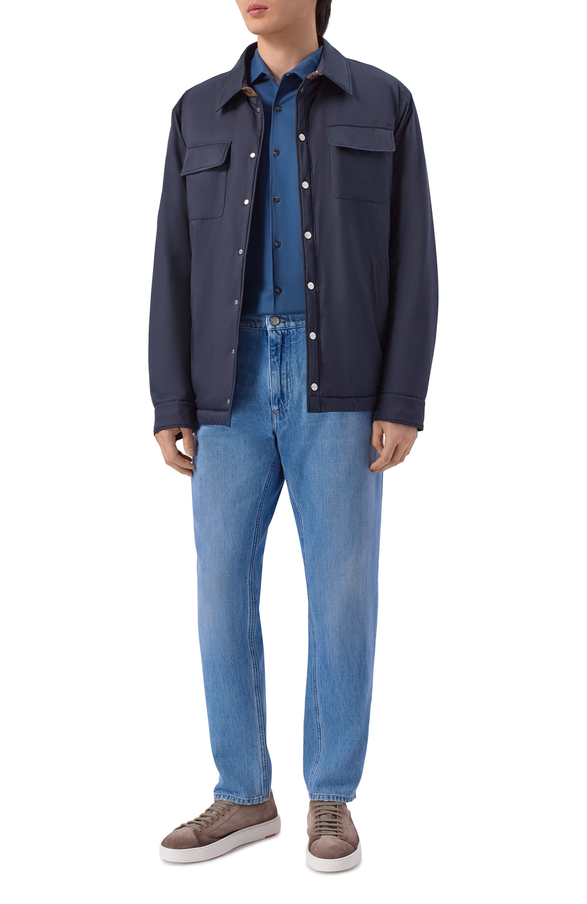 Хлопковая рубашка 12 STOREEZ, арт. 136300, фото 2