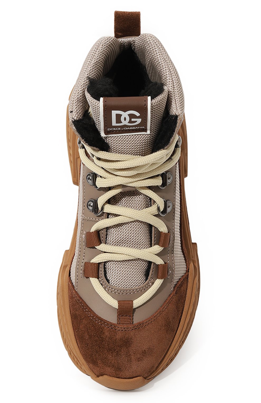 Кожаные кроссовки DOLCE & GABBANA, арт. DA5162/A9H56/24-28, фото 4