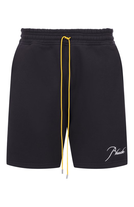 Хлопковые шорты Rhude RHPS26SH01012 Чёрный RHPS26SH01012