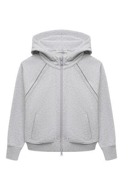 Хлопковая толстовка BRUNELLO CUCINELLI, арт. BH827E283B