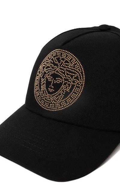Хлопковая бейсболка VERSACE, арт. 1001590/1A07874, фото 4