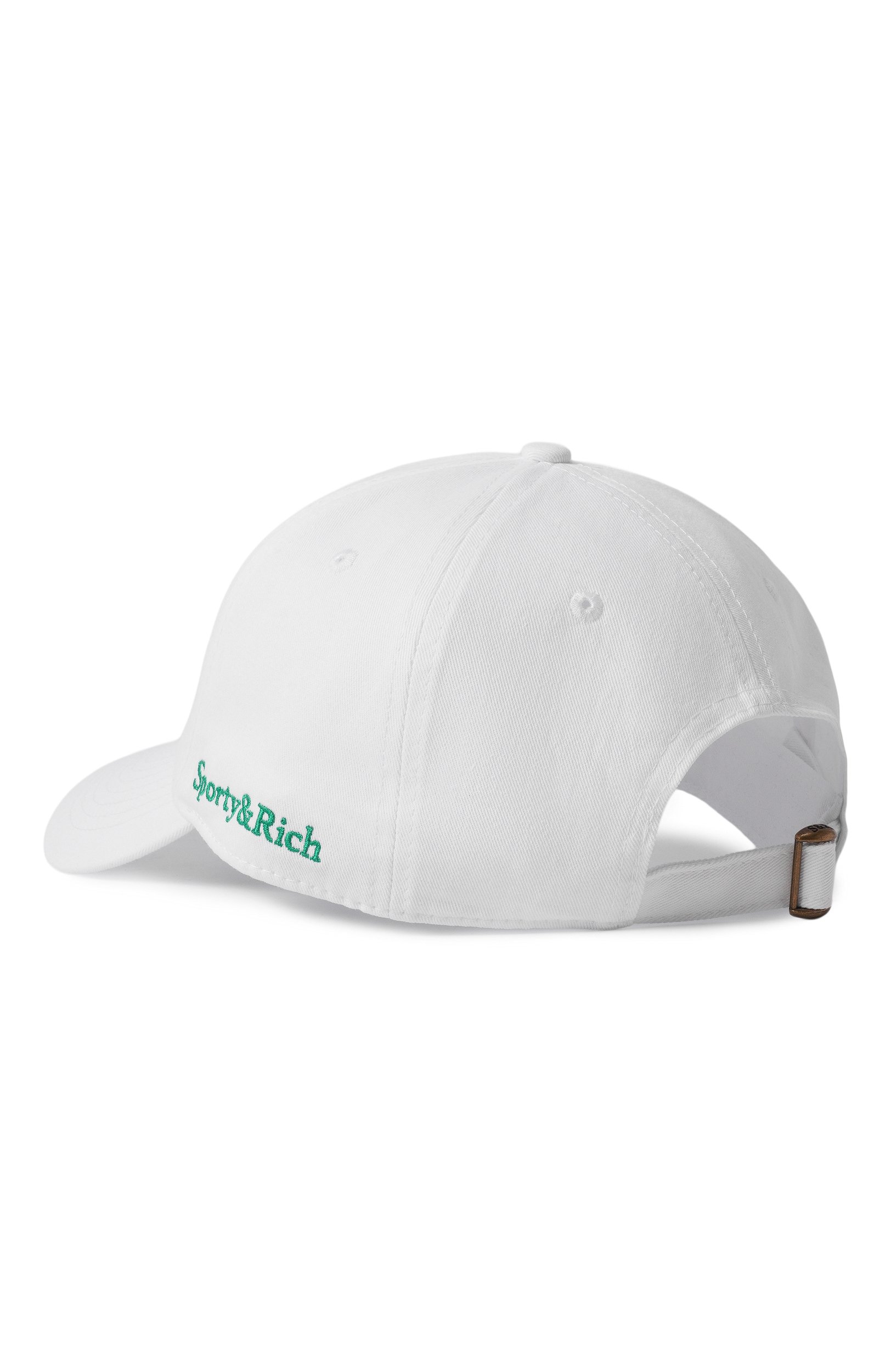 Хлопковая бейсболка SPORTY AND RICH, арт. AC04073701WH01, фото 2