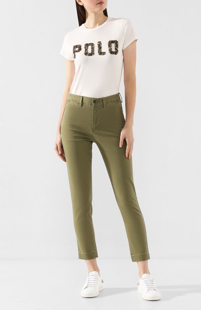 Хлопковые брюки POLO RALPH LAUREN, арт. 211790738, фото 2