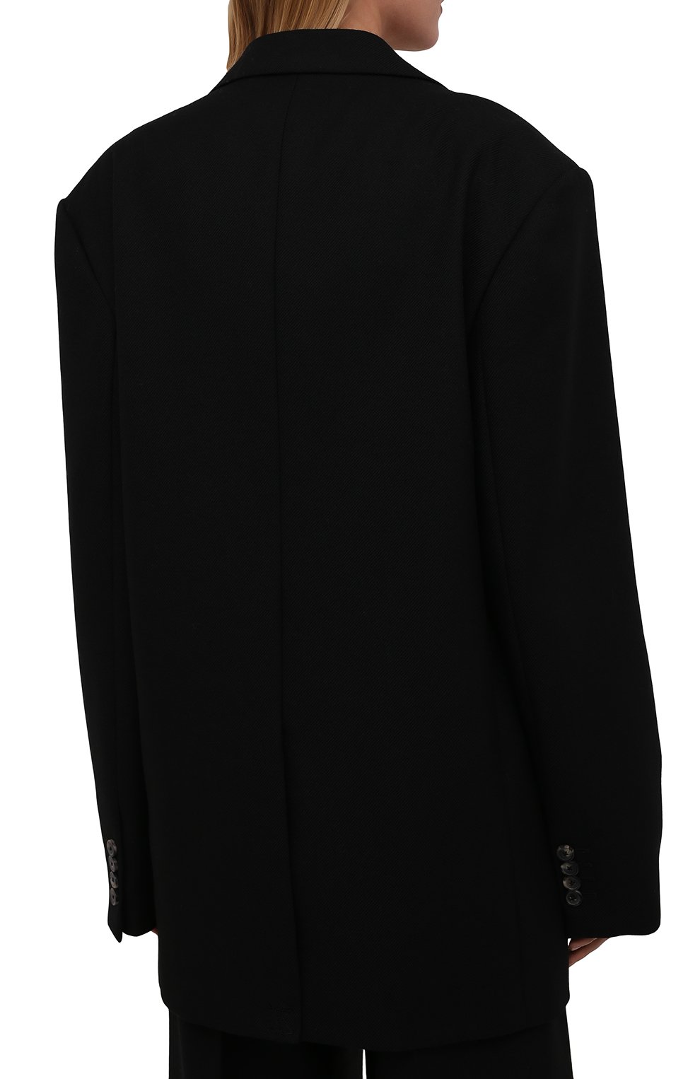Шерстяной жакет DRIES VAN NOTEN черного цвета по цене 83500 руб., арт. 212-010408-3041, фото 4 Шерстяной жакет DRIES VAN NOTEN, арт. 212-010408-3041, фото 4