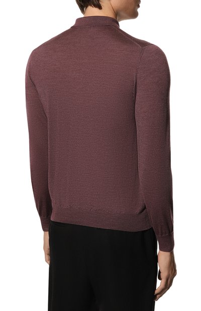Поло из шерсти и шелка GRAN SASSO, арт. 57137/13190, фото 4
