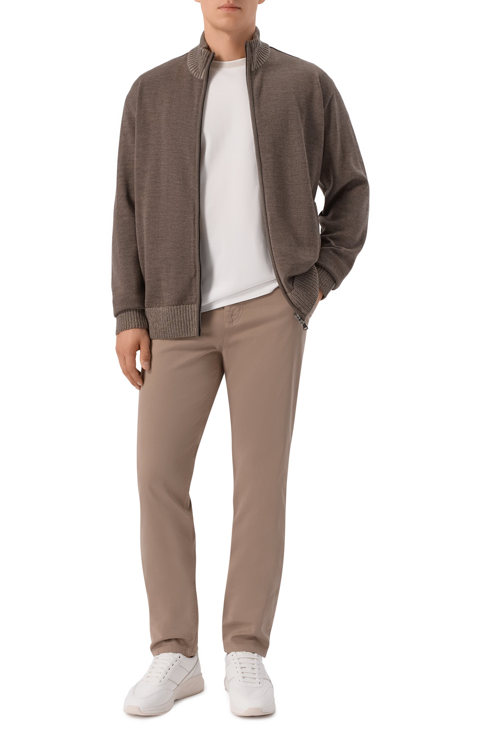 Хлопковые брюки BOSS ORANGE, арт. 50510917, фото 2