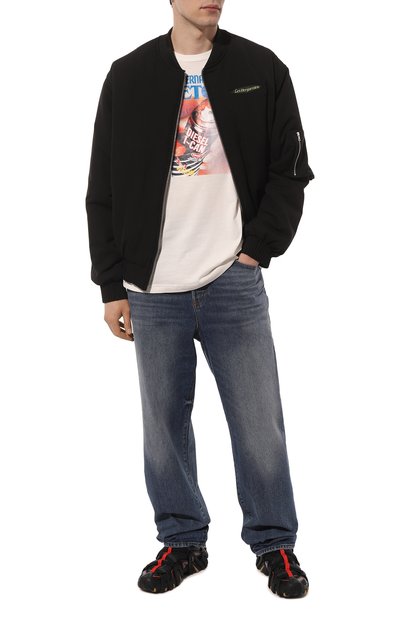 Хлопковая футболка DIESEL, арт. A08639/0CATM, фото 2