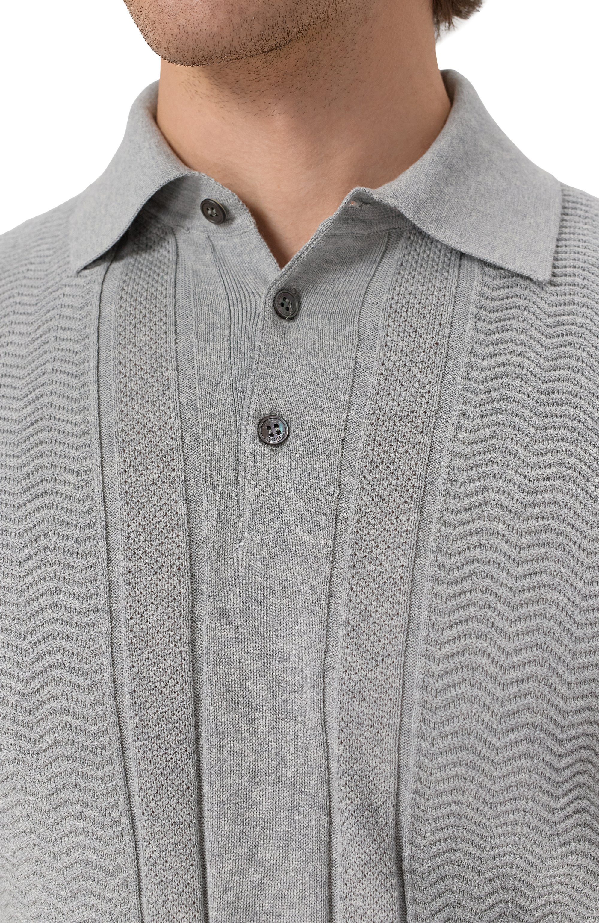 Хлопковое поло BRUNELLO CUCINELLI, арт. M29203305, фото 5