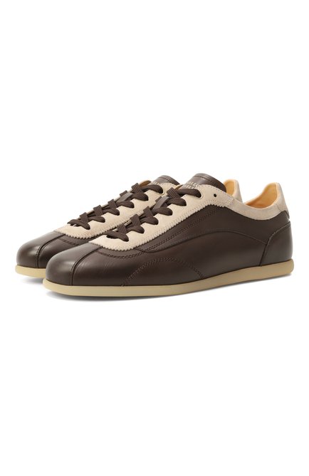 Мужские кожаные кеды BRUNELLO CUCINELLI, арт. MZUVRSD337