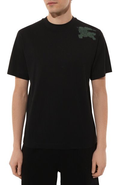 Хлопковая футболка BURBERRY, арт. 8090540, фото 3