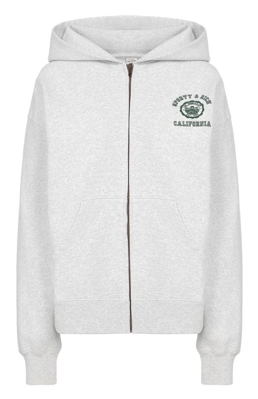 Хлопковая толстовка Sporty and Rich ST08862508GY03 Серый ST08862508GY03