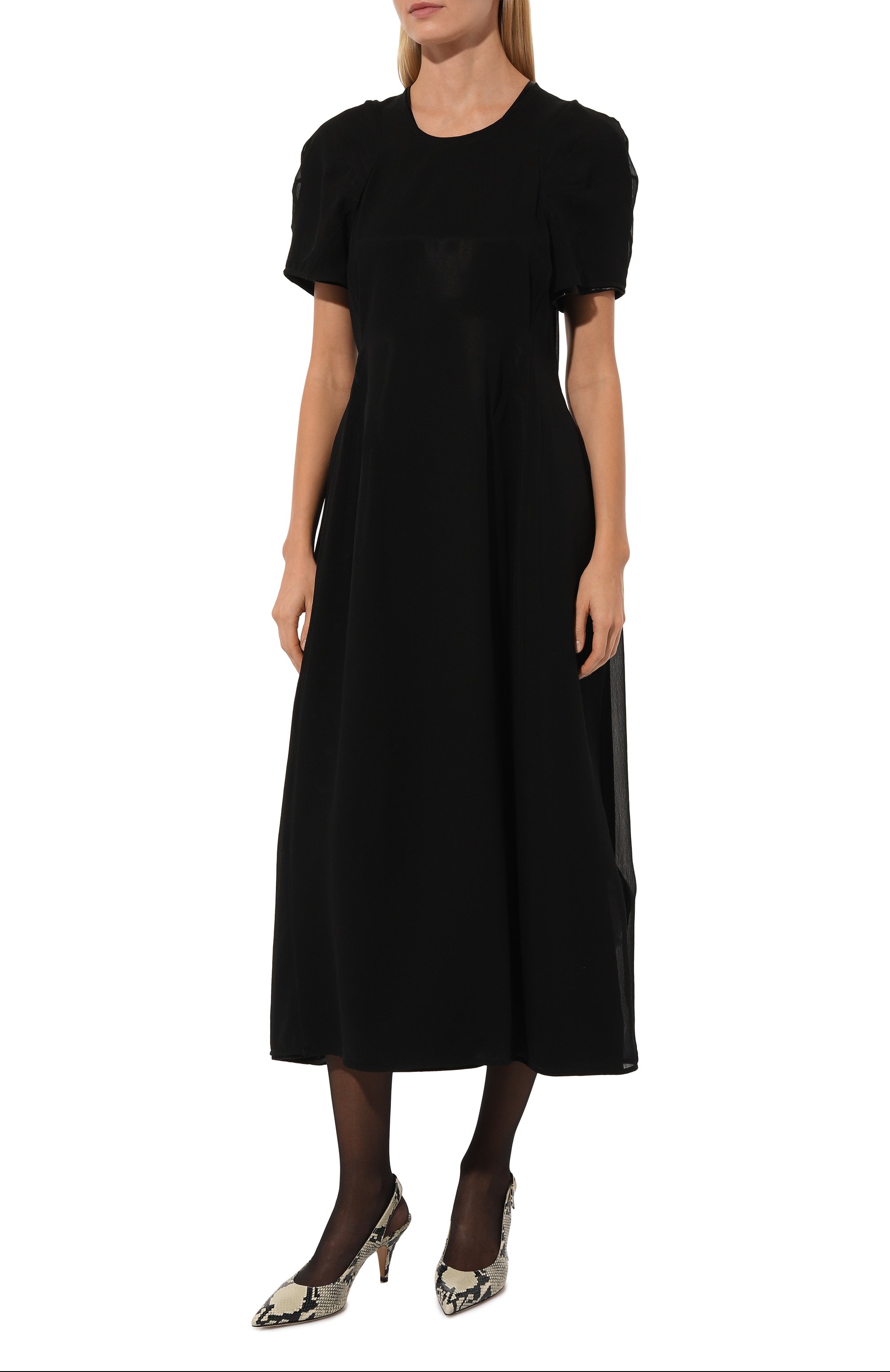 Шелковое платье JIL SANDER, арт. J03CT0413-J57120, фото 3