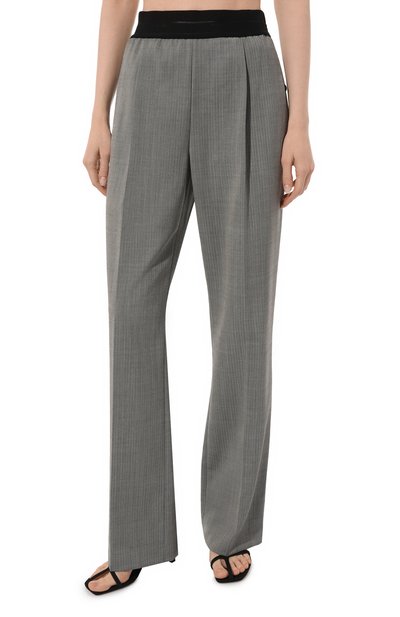 Брюки HELMUT LANG черно-белого цвета по цене 59150 руб., арт. N09HW206, фото 3 Брюки HELMUT LANG, арт. N09HW206, фото 3