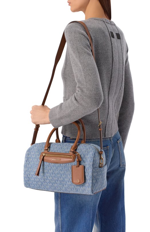 Сумка Jet Set Travel medium MICHAEL Michael Kors 30S6GTVS6C Голубой  30S6GTVS6C Фото 2