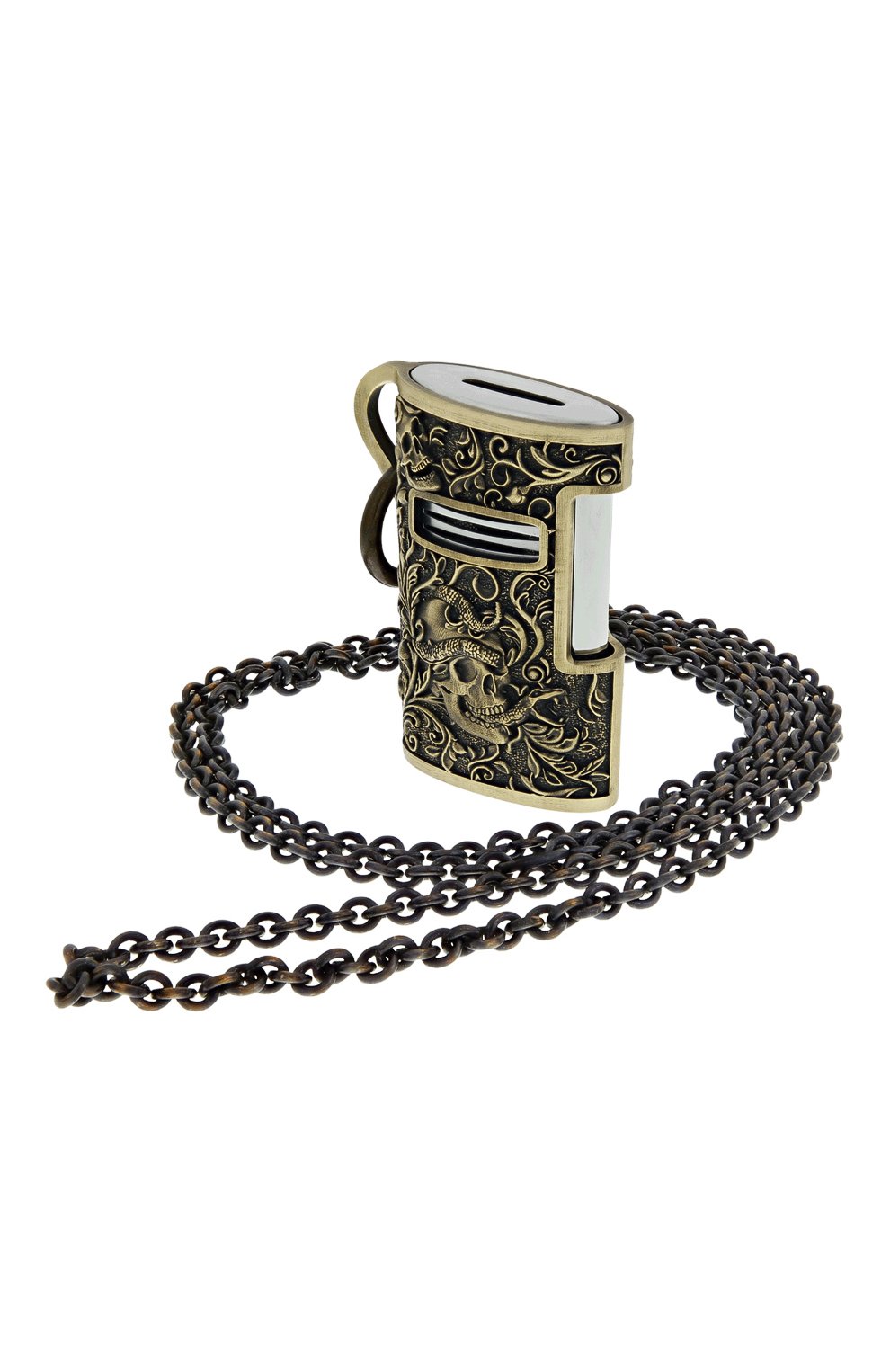 Зажигалка skull & snake premium S.T. DUPONT бронзового цвета по цене 187000 руб., арт. 20798, фото 1 Зажигалка skull & snake premium S.T. DUPONT, арт. 20798, фото 1