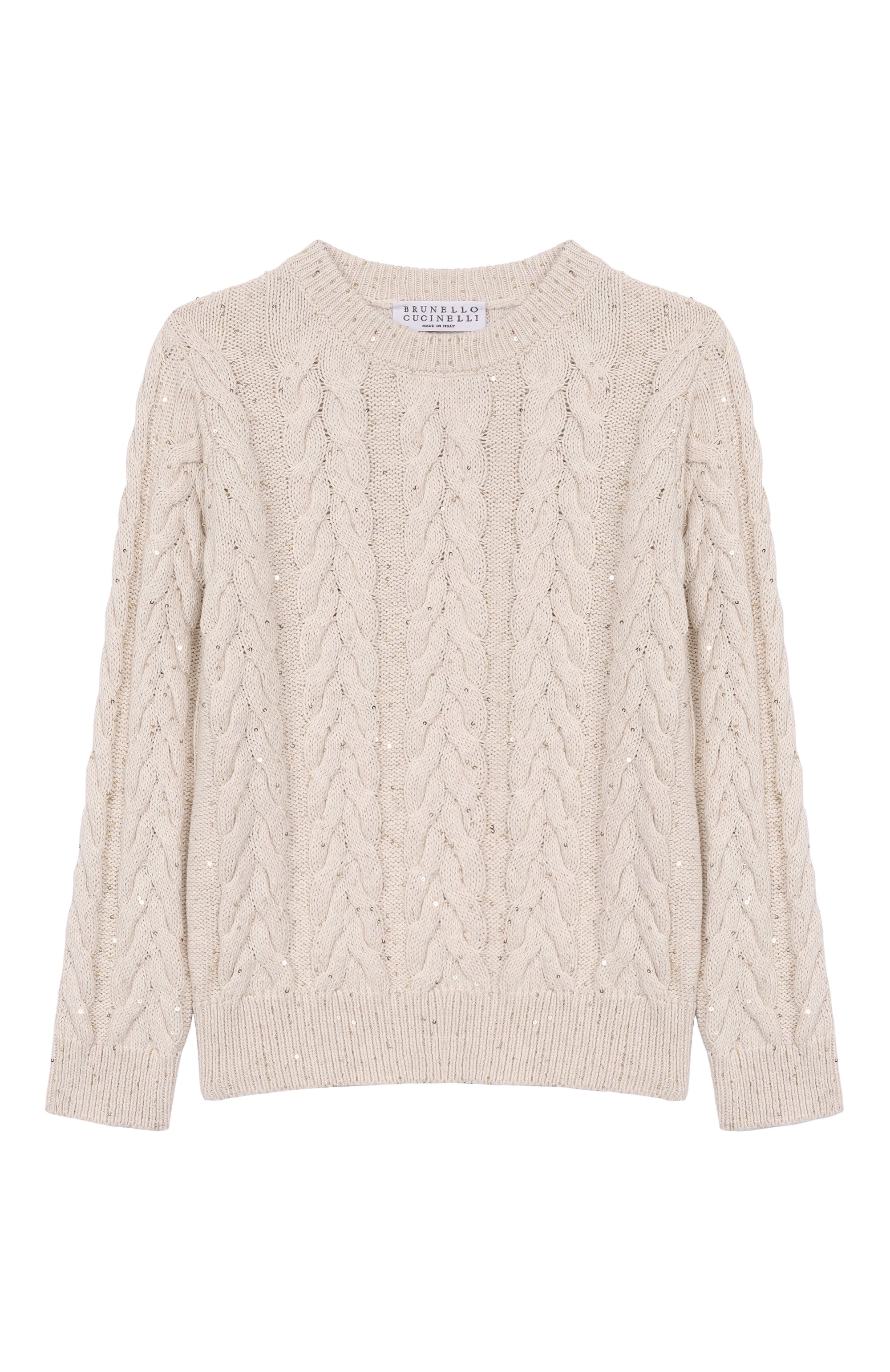 Хлопковый пуловер BRUNELLO CUCINELLI, арт. BDVM72200A, фото 1