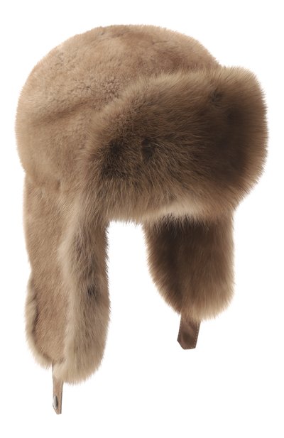 Мужская меховая шапка-ушанка майкл из соболя и норки FURLAND, арт. 0201419710019100013