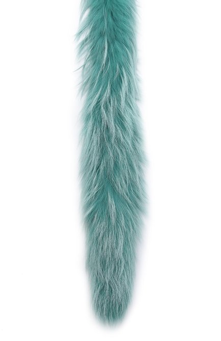 Женский меховой шарф из песца PRADA, арт. 167334-N30-F0194