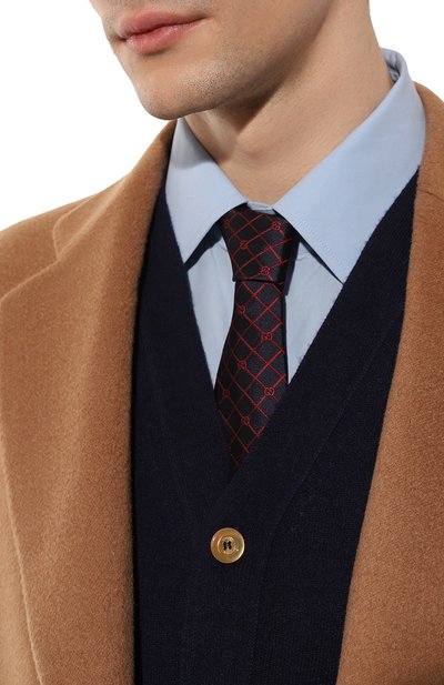Шелковый галстук GUCCI, арт. 672561 4E002, фото 2