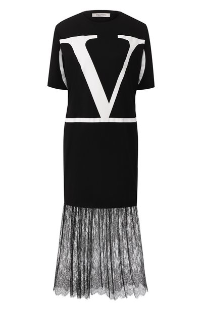 Хлопковое платье VALENTINO, арт. TB3MJ00Z589, фото 1