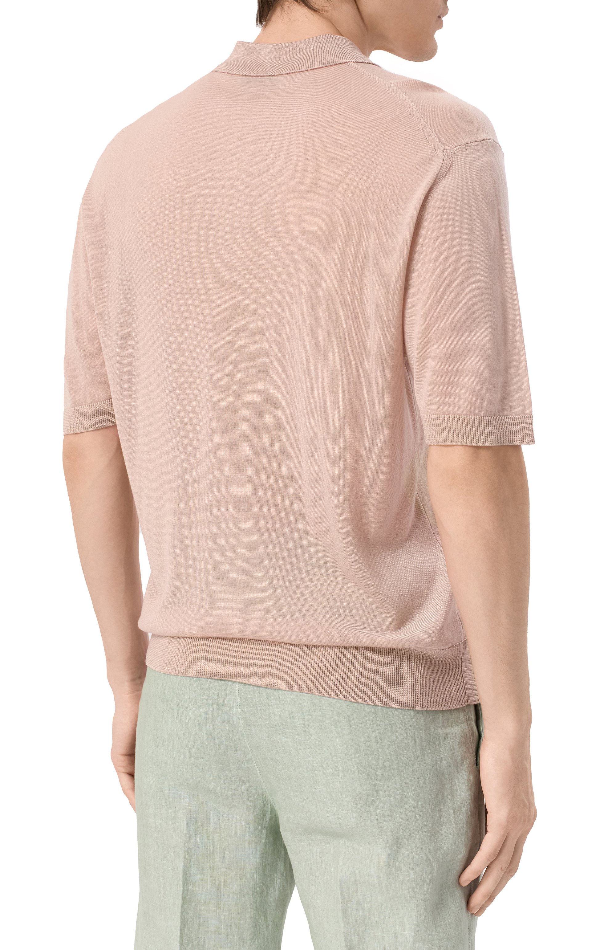 Поло LANEUS бежевого цвета по цене 34450 руб., арт. S5LAMAKP024, фото 4 Поло LANEUS, арт. S5LAMAKP024, фото 4