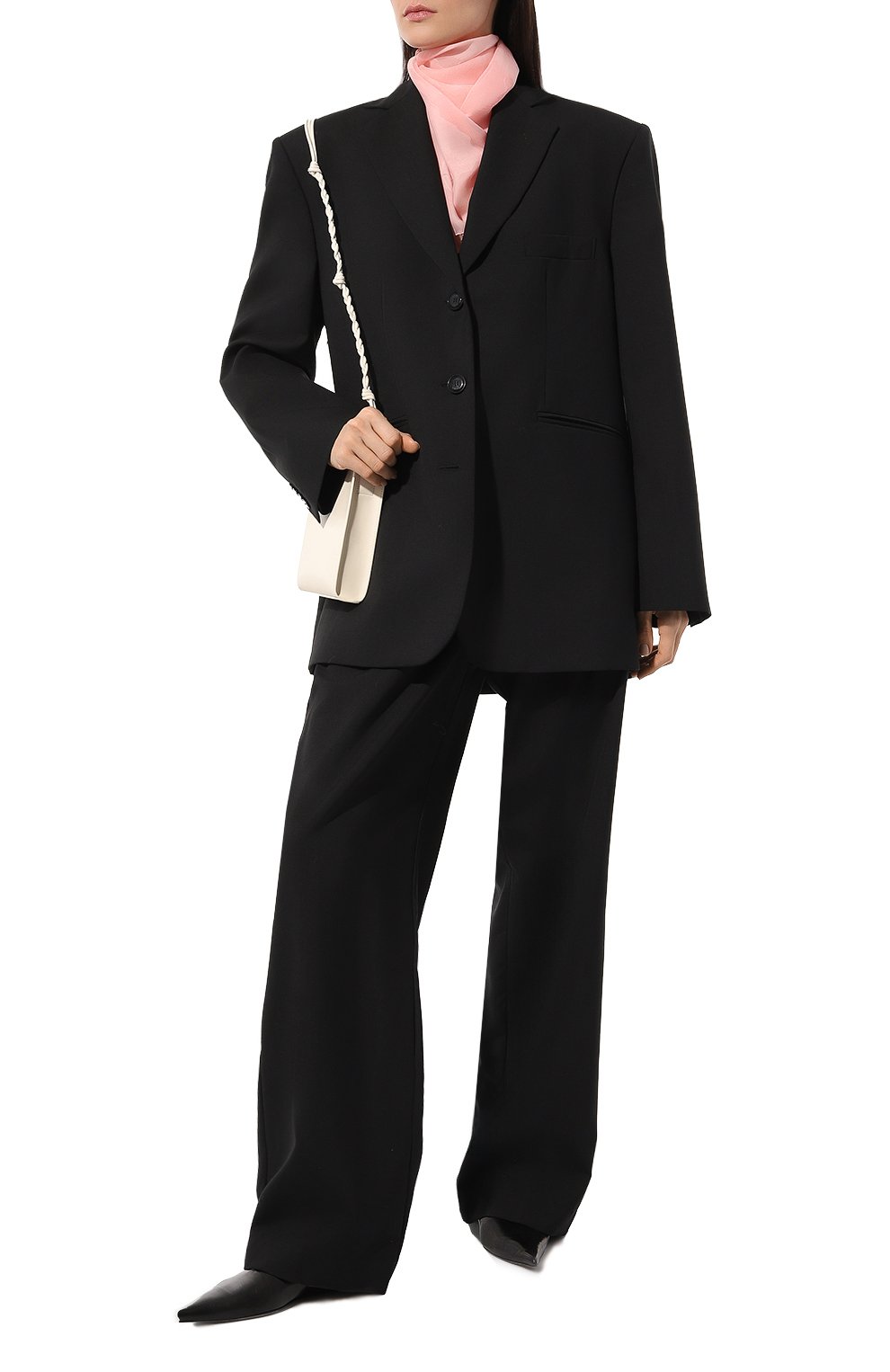 Шелковый платок GIORGIO ARMANI светло-розового цвета по цене 78650 руб., арт. 795215/4R134, фото 3 Шелковый платок GIORGIO ARMANI, арт. 795215/4R134, фото 3