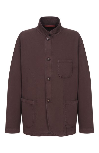 Мужская пиджак из хлопка и лиоцелла CORTIGIANI, арт. 4AG642