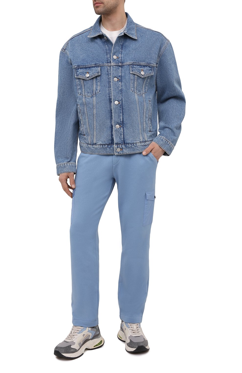 Комбинированные кроссовки sharky PREMIATA разноцветного цвета по цене 41500 руб., арт. SHARKY/VAR080, фото 2 Комбинированные кроссовки sharky PREMIATA, арт. SHARKY/VAR080, фото 2