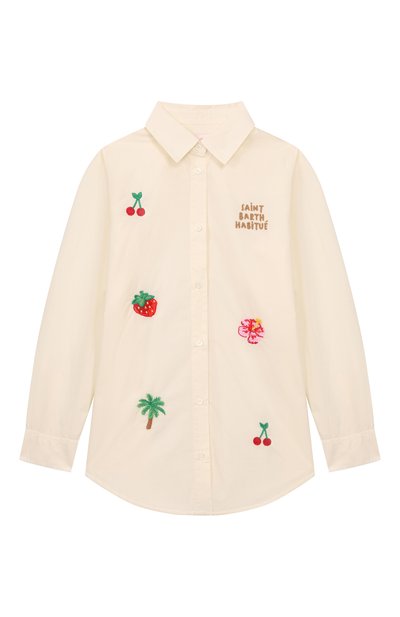 Хлопковая рубашка MC2 SAINT BARTH, арт. STBK MINI BRIGITTE/BRIG003/01921F