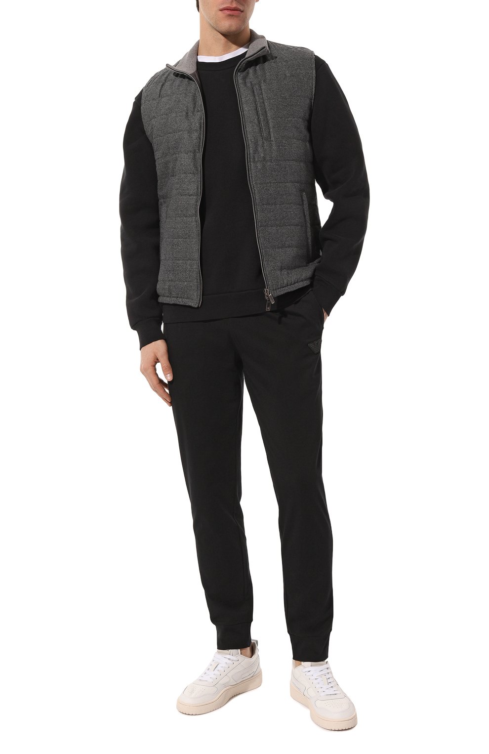 Хлопковые джоггеры EMPORIO ARMANI, арт. 112075/3F755, фото 2
