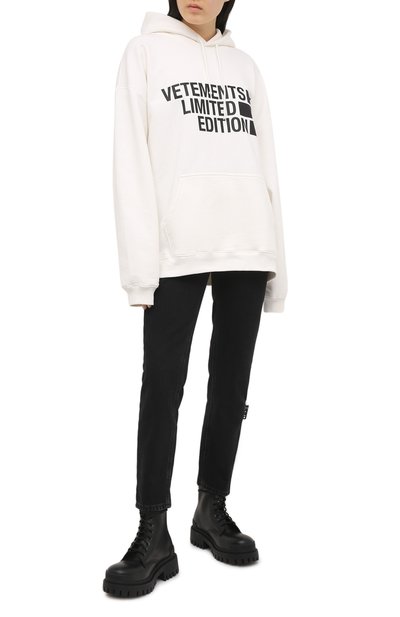 Хлопковое худи VETEMENTS, арт. UE51TR820W 1604/W, фото 2
